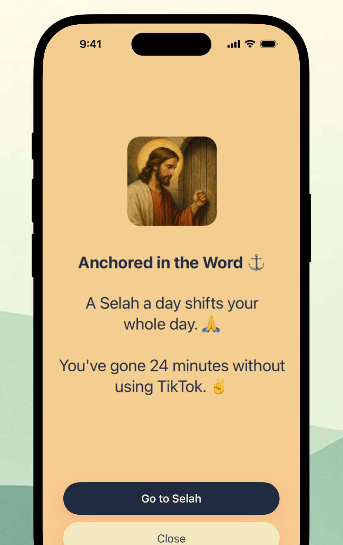Block distractions interface
